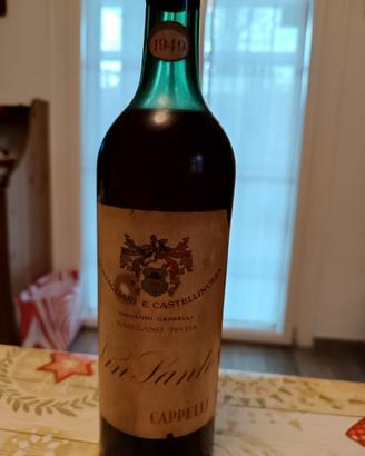 bottiglia di vino Chianti Classico del 1949