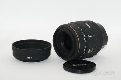 obiettivo lente sigma 50mm f2.8 macro EX Canon EOS