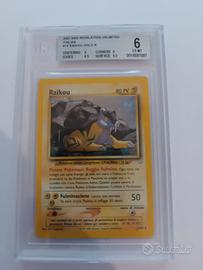 Pokemon 2001 BGS 6 Raikou Holo 13/64 Neo Revelatio