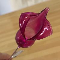 Decorazione a forma di rosa di Murano