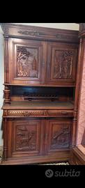 Credenza e vetrina