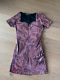 Abito pailettes Zara taglia s