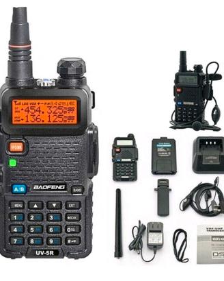 Walkie talkie Ricetrasmittente Baofeng UV-5R VHF/U