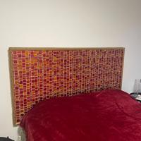 Testiera letto artigianale