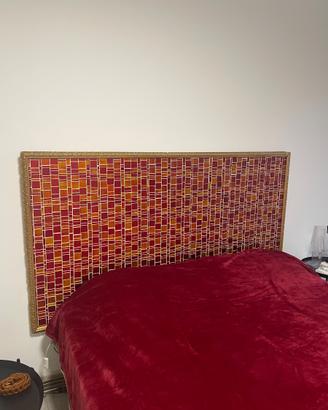 Testiera letto artigianale