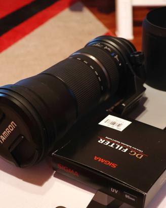 Tamron 150-600 attacco Canon EF