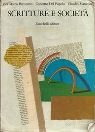 Libro SCRITTURE E SOCIETA' - 1985