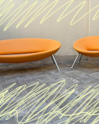 Divano e poltrona Kartell Ploof  Starck Philippe