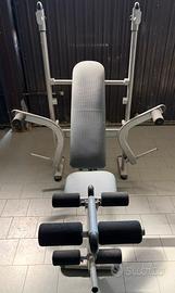 Panca palestra  regolabile con rak