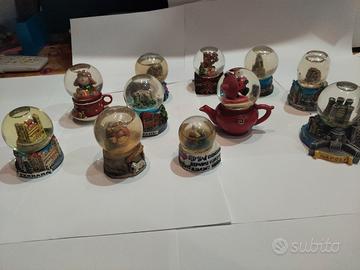 palle di vetro effetto neve