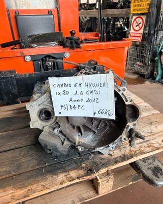 Cambio 6M Hyundai ix20 1.4 CRDI Anno 2012 Codice M