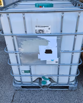 Cisterna acqua polietilene 1000 lt botte serbatoio