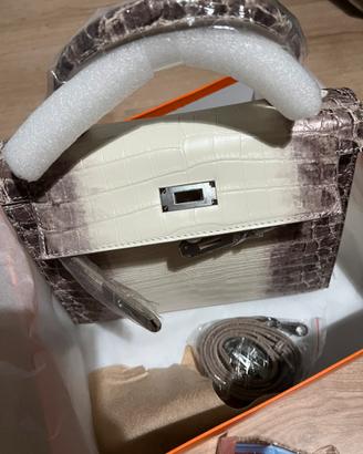 Borsa Donna Elegante Effetto Coccodrillo Hermés