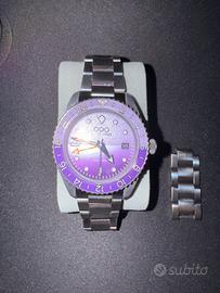 Orologio out of order gmt dark violet