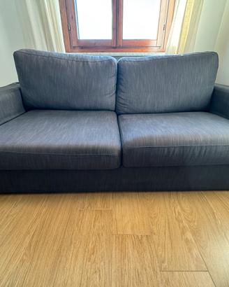 Divano moderno 3 posti grigio (Poltrone e Sofà)