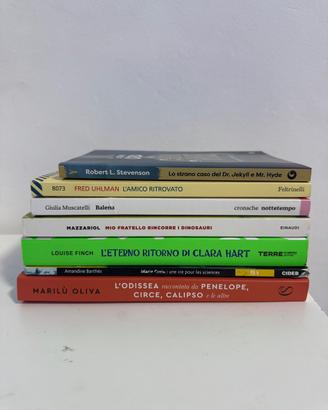 7 libri narrativa/scolastici NUOVI