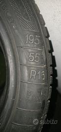 4 gomme 195/55/16 quatro stagioni al 90%di battist