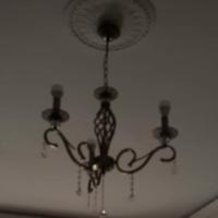 lampadario in ottone