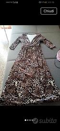 vestito Leopardato taglia L 