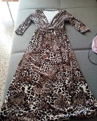 vestito Leopardato taglia L 