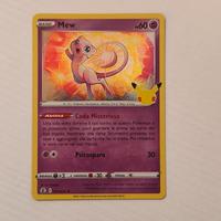 carta pokemon Mew holo
