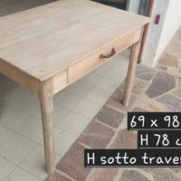 vecchio tavolo in legno