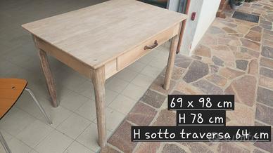vecchio tavolo in legno