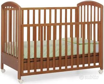 Lettino Foppapedretti in legno con materasso