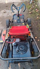 Trattorino go kart taglia erba