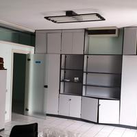 PARETE ATTREZZATA TIPO UFFICIO SMONTATA COMPLETA