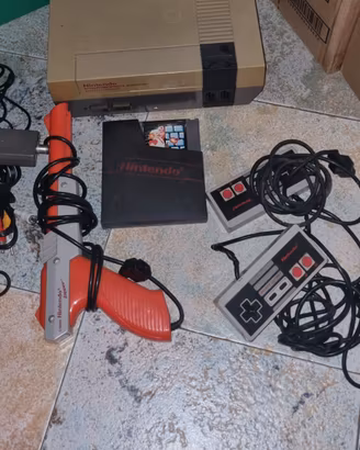 Nes 1987 + super mario bros + pistola