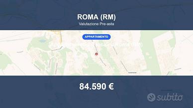 Immobile in asta di 63 m² con box auto a Roma