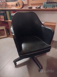 poltrona pelle Umberto Mascagni
