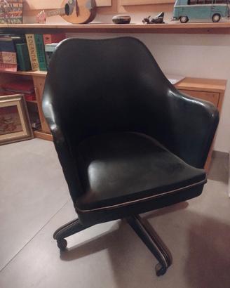poltrona pelle Umberto Mascagni