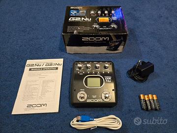 ZOOM G2Nu multieffetto x chitarra con scheda audio