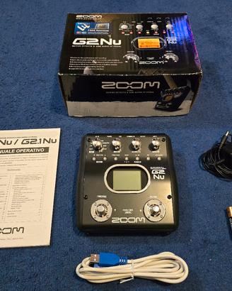 ZOOM G2Nu multieffetto x chitarra con scheda audio