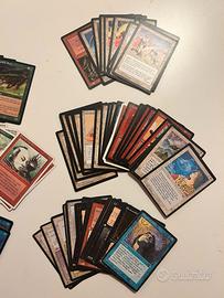 Lotto 100 carte Magic MTG vintage 1995-1998