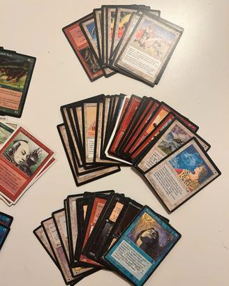 Lotto 100 carte Magic MTG vintage 1995-1998