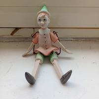 Pinocchio vintage in ceramica 