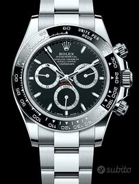 Rolex Daytona nero 126500LN nuovo 10/2026 ITA full