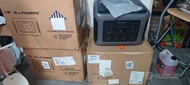 ALLPOWERS Batteria R2500+Pannello 400w  MAI USATI