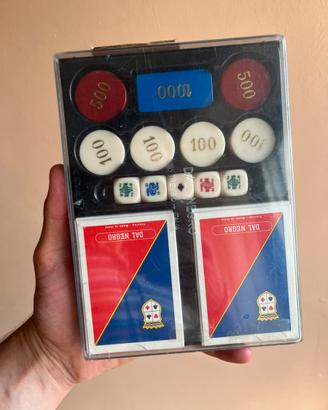 Set Poker Vintage Dal Negro Made in Italy Anni 90