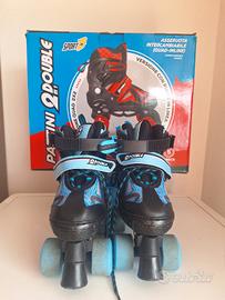 Pattini Linea 4 Ruote Usati Double 2in1 31-34 Roll