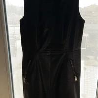 Mini abito Only ecopelle con zip e tasche