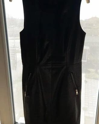 Mini abito Only ecopelle con zip e tasche