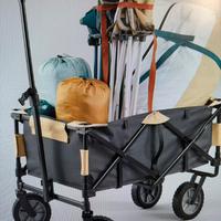 Carrello pieghevole da campeggio