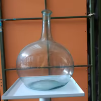 bottiglia anfora in vetro 