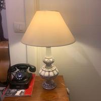 lampada in ceramica artigianale italia '60