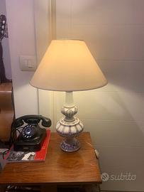 lampada in ceramica artigianale italia '60