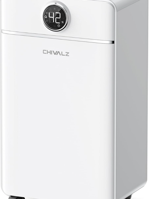 CHIVALZ Deumidificatore 12 litri serbatoio 2 litri